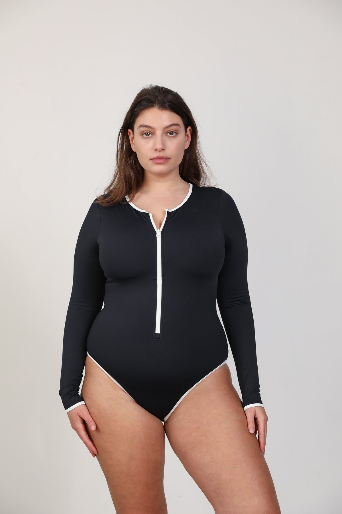 Piza - Black Shapewear Swimsuit - Hadas Avidani Swimwear